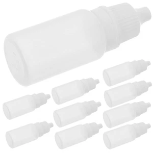 10 piezas gotas para los ojos embotellado viaje gotero vacío botellas transparentes pequeñas - Imagen 1 de 12