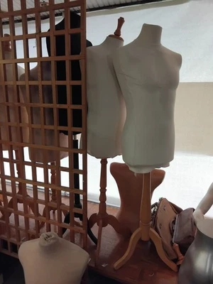 mannequin stockman ancien sur pied bois - Photo 1/2