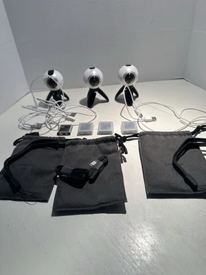 Samsung Gear 360 Degree Camera SM-C200 White With Battery - Image 1 of 4