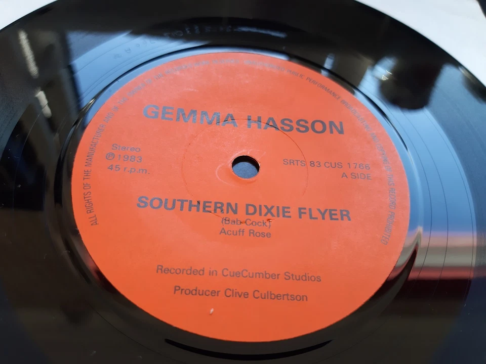 GEMMA HASSON - SCARCE 7" 45 - SOUTHERN DIXIE FLYER  - 1983 - Image 1 of 4