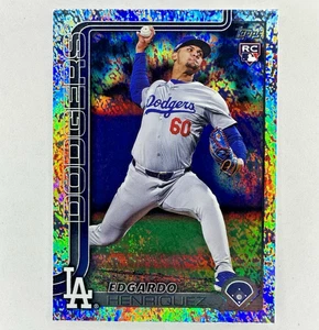 2025 Topps Series 2 Edgardo Henriquez RC #513 Holo Foil Los Angeles Dodgers - Picture 1 of 2