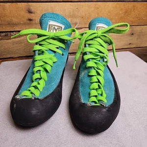 Five Ten Stealth Damen-Kletterschuhe Größe US 9,5 türkis/grün schwarz - Bild 1 von 9