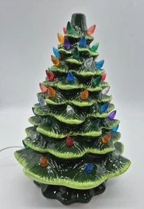 Ceramic Light Up Christmas Tree 13" READ - Picture 1 of 13
