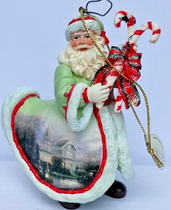 Ashton Drake ornament Sweet Memories of Christmas Santa Kinkade Old World Santa - Picture 1 of 1