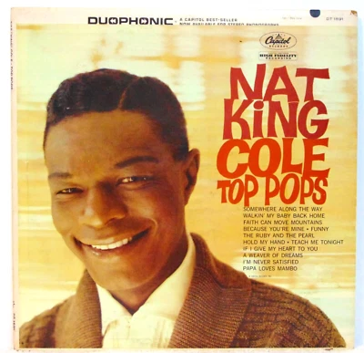 Nat King Cole – Top Pops - 1963 Capitol Records DT-1891 Vocal/Jazz Vinyl LP EX — 第 1/4 张图片