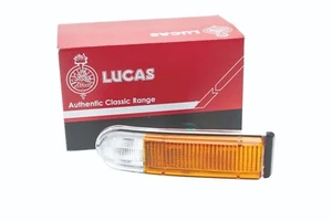 JAGUAR XJ6 SERIES 2 FRONT RIGHT HAND SIDE INDICATOR LAMP AMBER WHITE LENS C40159 - Picture 1 of 4