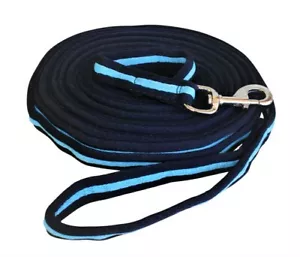 20ft 30ft 40ft 25mm Cushion Horse Lunge Line Large Dog Training Lead 6m 9m 12m - Picture 1 of 3