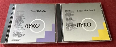 STEAL THIS DISC 1 & 2 CDs Jerry Garcia Frank Zappa Devo Hendrix John McLaughlin - Imagem 1 de 4