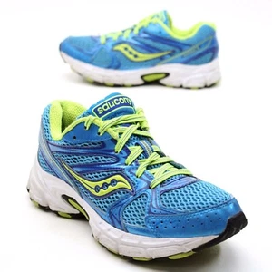 Scarpe sneakers Saucony donna 6 (37 Europa) griglia coesione 6 running blu giallo - Foto 1 di 12