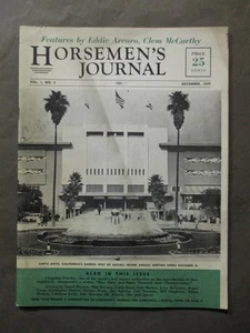 Horsemen's Journal Magazine December 1949 - Picture 1 of 4