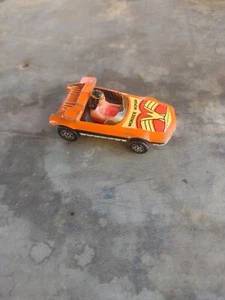 Vintage 1979 Corgi 33 Wonder Woman Die Cast Car DC Comics Inc GT Britain Orange - Picture 1 of 5