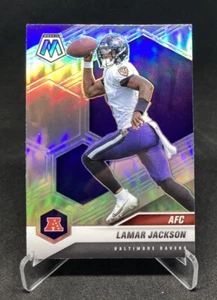 2021 Panini Mosaic Lamar Jackson AFC Silver Prizm #222 Ravens - Picture 1 of 2