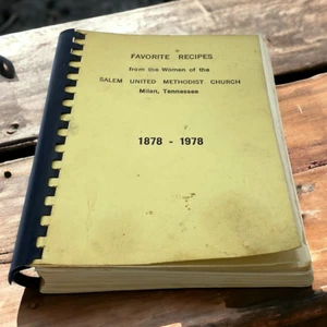 Favorite Recipes From Salem United Methodist Church of Milan, TN Cookbook 1978 - Bild 1 von 6