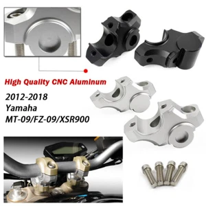 15mm Riser Handlebar Higher Extend Adapter For Yamaha MT-09 FZ-09 XSR900 12-2018 - Picture 1 of 12