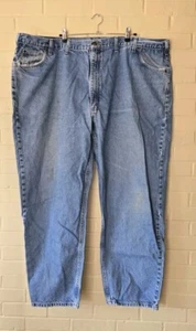 Pantalones de mezclilla Carhartt para hombre 54x32 azul relajados cónicos ropa de trabajo - Imagen 1 de 9