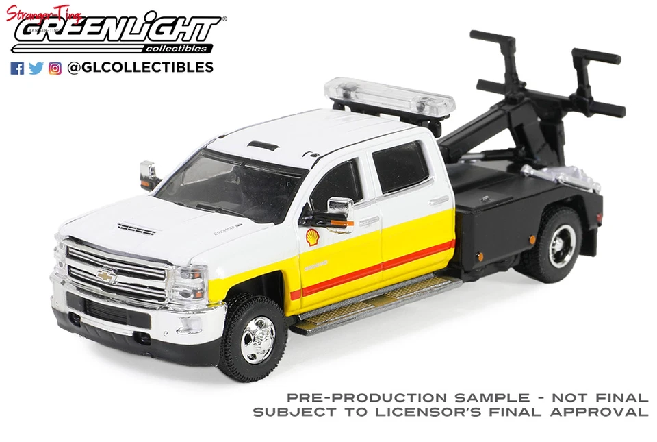 Greenlight 46140-C 1/64 Dually Drivers Chevrolet Silverado HD 3500 Wrecker Shell