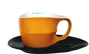 Jumbotasse de porcelana Luigi Colani naranja - Imagen 1 de 2
