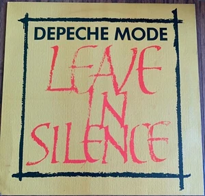 Depeche Mode - Leave In Silence UK/German 80's EP Mute Repress Textured VG+/VG+ - Picture 1 of 5