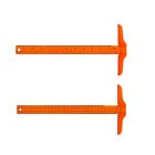2 Pcs Drafting Scale Ruler Tape Measures Triangle New Material T-Shaped Student