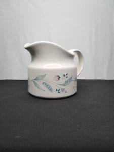 Pfaltzgraff Stoneware April Round Gravy Syrup Sauce Boat Floral Service Ware - Picture 1 of 6