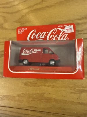 Vintage Collector's Coca Cola 1994 Renault Traffic Van Vehicle 1:43 Scale - Image 1 of 4