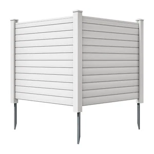 50"W X 50"H Air Conditioner Fence Trash Can Fence Vinyl Privacy Fence Panel - Picture 1 of 12