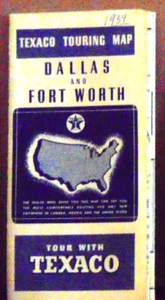 1939 Texaco Street Map of Dallas and Fort Worth, Texas - Picture 1 of 1
