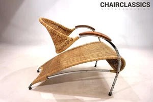 Rattan Streamline Loungesessel, 1970 - Bild 1 von 24