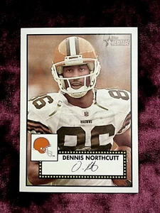 Dennis Northcutt 1952 Topps Heritage MINT Facsimile Auto Browns Jersey Arizonađź’™ - Picture 1 of 4