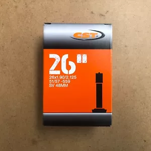 New CST Bicycle Inner Tube 26" Schrader Valve Regular - Picture 1 of 8