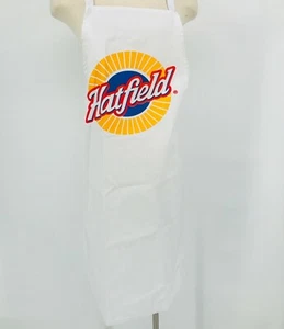 Delantal Hatfield Foods Day Stay Apparel Blanco Hecho en EE. UU. Cocina Cocina Cocina - Imagen 1 de 7