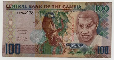 GAMBIA 100 DALASIS 2006 PICK 29 A LOOK SCANS - Image 1 of 2