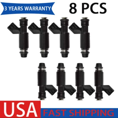 8 件燃油喷射器 12580426 适用于雪佛兰 2005 Avalanche 1500 2007 Express 1500 — 第 1/4 张图片