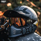 DOT Approved Vintage Motorcycle Helmet Four Season Full Face Motorbike Helmets
