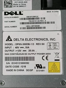 DELL S4810P-PWR-DC DPSN-300BD-1 D REV S0 DP/N ONMG1T - Photo 1/4
