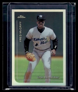 1999 Topps Chrome Refractor #139 Fred McGriff Rays HOF - Picture 1 of 2
