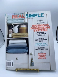 Real Simple June 2013 Ingenious Organizing Systems Magazine - Picture 1 of 3
