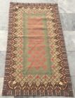 Vintage French Style Aubusson Rug Needlepoint Chain stitch Rug 2x4 ft Free Ship