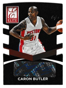 CARON BUTLER 2014 PANINI DONRUSS BASKETBALL ELITE DIE-CUT BLACK AUTO PISTONS 1/1 - Picture 1 of 2