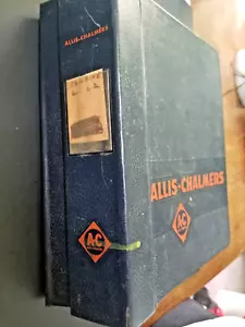 Allis Chalmers Series L and L2 Combines Parts Manuals In Factory Binder - Picture 1 of 10