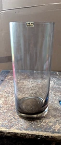 RARE VERY TALL 33CM X 13 CAITHNESS CYLINDER VASE DOMHNALL O'BROIN LABEL 1960'S - Picture 1 of 7