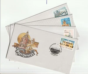 Australia - 4 x FDI Historic Post Offices - 1982 - Various Postcodes - Picture 1 of 5