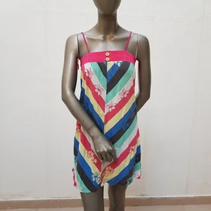 Sportlich-cooles Trägerkleid / Rock von Chiemsee, M, türkisgrün blau weiß pink - Bild 1 von 24