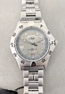 Vintage Israel Adi Quartz Watch, Luminous Hands & Markers, Date Display, Classic - Picture 1 of 10
