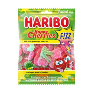 HARIBO Candy | 28X Ciliegie Acide | Gomme HARIBO | Dolci HARIBO - Foto 1 di 1