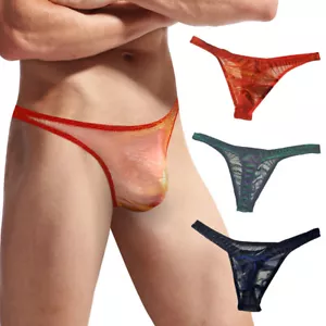 Sexy Höschen T-Back G-String Slip Unterwäsche Dessous Herren Tangas Low Rise ➳ - Bild 1 von 26
