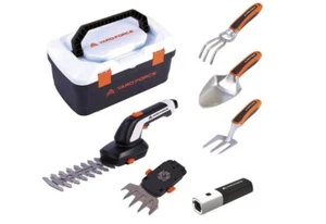 Yard Force Vita Multitoolbox 5in1 Set Akku Gras-Heckenschere Gartengeräte Koffer - Bild 1 von 6