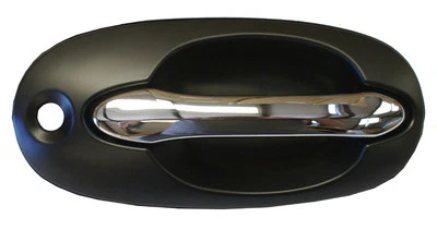 Nueva manija de puerta exterior negra y cromada delantera derecha / para furgoneta Kia Sedona 2002-05 Foto 1 de 2