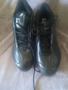 adidas baseball cleats Size 9 Black - Picture 1 of 6