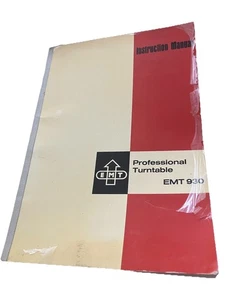 Manuale originale EMT930 con schemi, presenta segni di usura, vecchio stock - Foto 1 di 2
